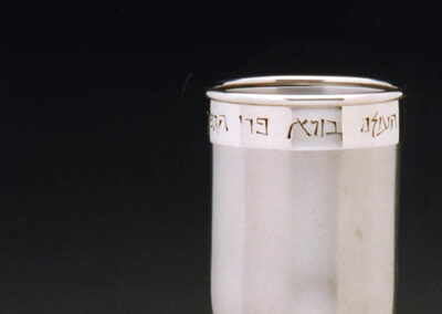 Pewter & Sterling Kiddush Cup